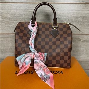 ❌SOLD❌ speedy 25 damier with bag shaper